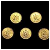 5 1945 2 Pesos Gold 7.5g