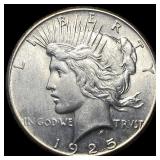1925 Silver Peace Dollar CHOICE BU