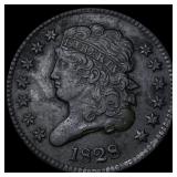 1828 13 Stars Classic Head Half Cent CHOICE AU