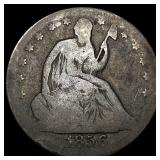 1856-O Silver Seated Liberty Half Dollar NICELY CI