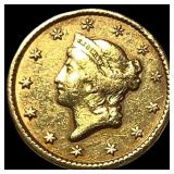 1849 Gold $1 Liberty Head Type 1 HIGH GRADE