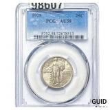 1925 Seated Liberty Quarter PCGS AU58