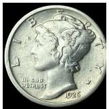 1926-D Silver Mercury Dime CHOICE AU