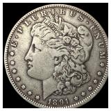 1891-O Silver Morgan Dollar NEARLY UNCIRCULATED