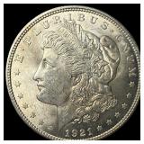1921 Silver Morgan Dollar CHOICE BU