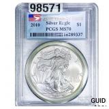 2010 Silver Eagle PCGS MS70