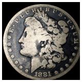 1881-CC Silver Morgan Dollar LIGHTLY  CIRCULATED