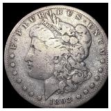 1892-S Silver Morgan Dollar LIGHTLY CIRCULATED