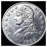 1833 Capped Bust Silver 50C UNCIRCULATED