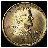 1920-S RD Lincoln Wheat Cent UNCIRCULATED