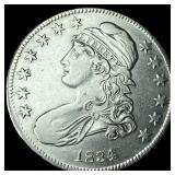 1834 Capped Bust Half Dollar UNCIRCULATED