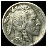 1919-D Buffalo Nickel NEARLY UNCIRCULATED