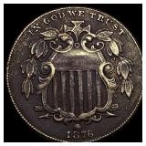 1876 Shield Nickel CLOSELY UNCIRCULATED