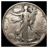 1921-S Silver Walking Liberty Half Dollar LIGHTLY