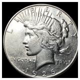 1926-S Silver Peace Dollar CLOSELY UNCIRCULATED