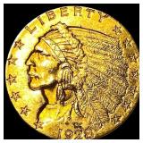 1928 Indian Head Gold $2.50 Quarter Eagle UNCIRCUL