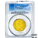 1907 $10 Gold Eagle PCGS MS62 No Motto