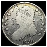 1830 Capped Bust Half Dollar LIGHTLY  CIRCULATED