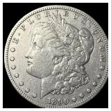 1890-CC Silver Morgan Dollar NEARLY UNCIRCULATED