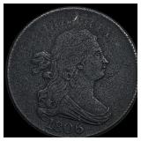 1806 Draped Bust Half Cent CLOSELY UNCIRCULATED