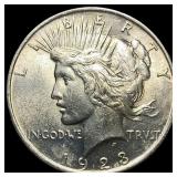 1923 Silver Peace Dollar UNCIRCULATED