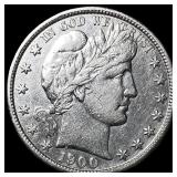 1900-S Silver Barber Half Dollar CHOICE AU