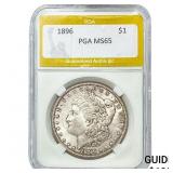 1896 Morgan Silver Dollar PGA MS65