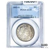 1892-O Barber Half Dollar PCGS AU55