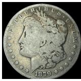 1879-S Rev 78 Morgan Silver Dollar NEARLY UNCIRCUL