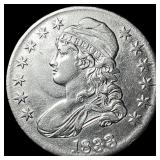 1833 Capped Bust Half Dollar CLOSELY  UNCIRCULATE