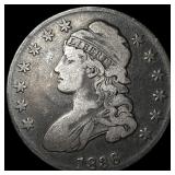1836 Capped Bust Half Dollar LIGHTLY  CIRCULATED