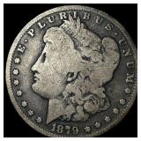 1879-CC Silver Morgan Dollar ABOUT  UNCIRCULATED