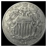 1866 Shield Nickel CLOSELY UNCIRCULATED