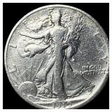 1919-S Walking Liberty Half Dollar NEARLY UNCIRCUL