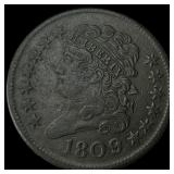 1809 Classic Head Half Cent CHOICE BU