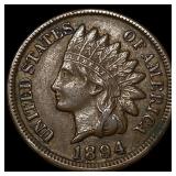 1894 RB Indian Head Cent CLOSELY UNCIRCULATED