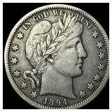 1894-S Silver Barber Half Dollar NEARLY UNCIRCULAT