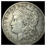 1904-S Silver Morgan Dollar NEARLY UNCIRCULATED