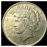 1924 Silver Peace Dollar CHOICE BU
