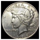 1926-S Silver Peace Dollar NEARLY UNCIRCULATED