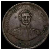 1847 Hawaii Copper Cent Hapa Haneri CLOSELY UNCIRC