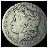 1884-S Morgan Silver Dollar NICELY CIRCULATED