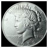 1935-S Silver Peace Dollar CHOICE AU