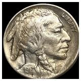 1917-S Buffalo Nickel CHOICE AU