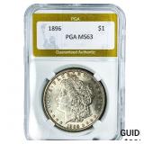 1896 Morgan Silver Dollar PGA MS63