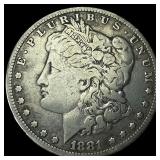 1881 Morgan Silver Dollar NEARLY UNCIRCULATED