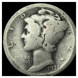 1921 Mercury Dime NICELY CIRCULATED
