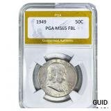 1949 Franklin Half Dollar PGA MS65