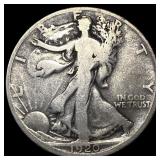 1920-D Silver Walking Liberty Half Dollar NICELY C