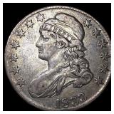 1833 Capped Bust Half Dollar NEARLY UNCIRCULATED